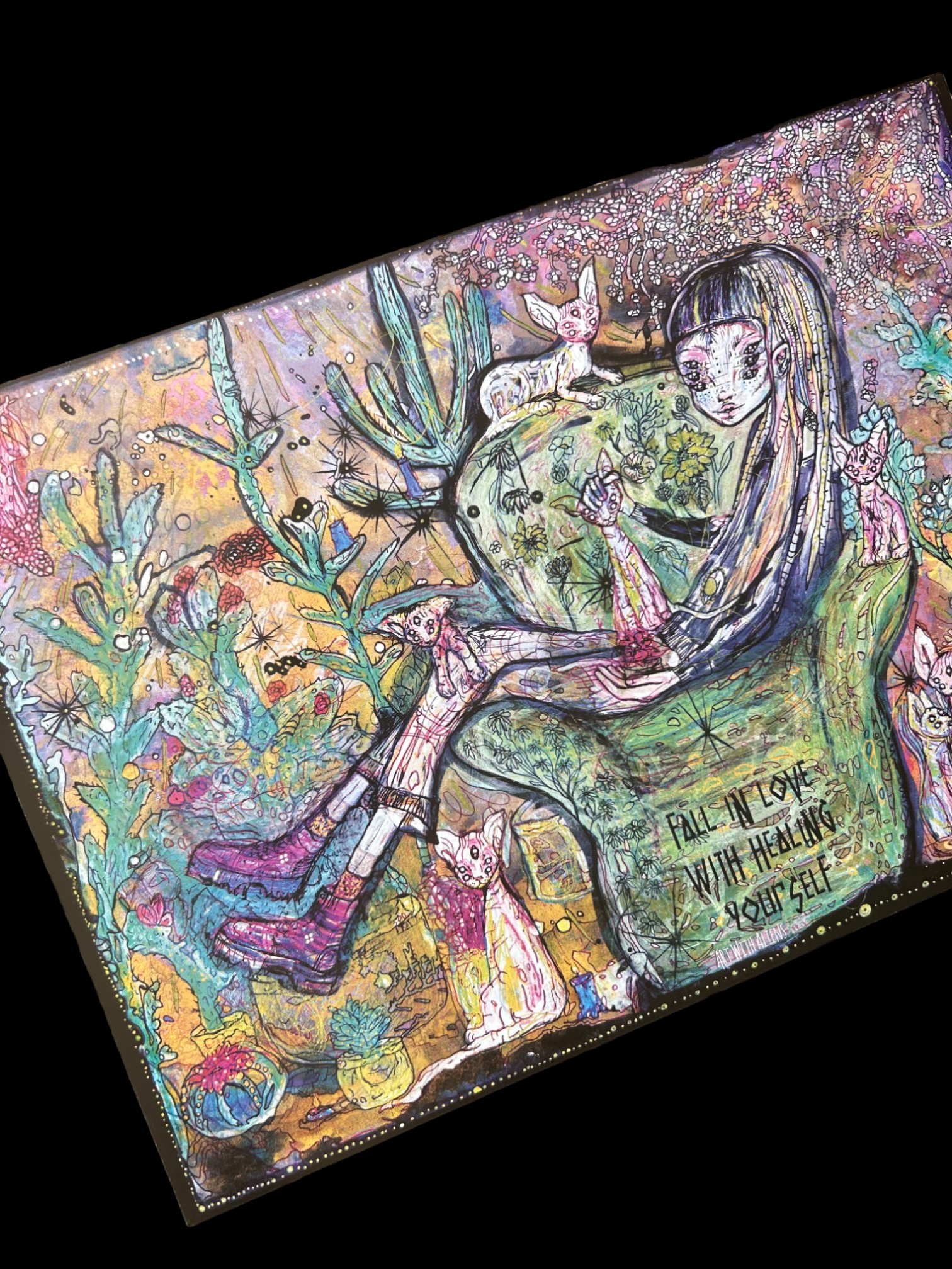 A4 Print ‘Fall in Love with Healing Yourself’